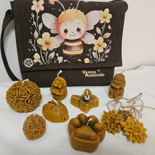 Velas personalizadas Vamos Aunando